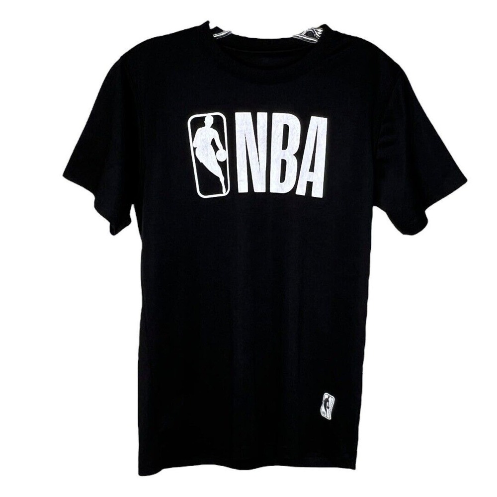 NBA‎ Shirt Boys XL 18 20 Black Retro Style Basketball Sports Athletic Sportswear
